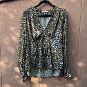 Isabel Etoile Marant Amirya Top Blouse Bronze 38 Medium NWT Great Condition